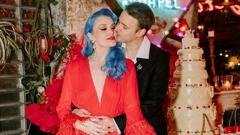 Feathers, Britney & Vegas: Coco Fennell's Big Day