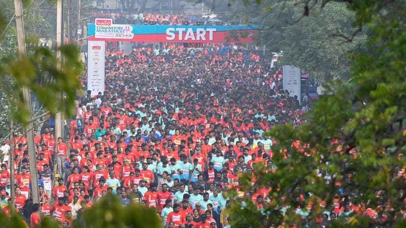 Coimbatore Marathon: 25,000 Run for Cancer Awareness