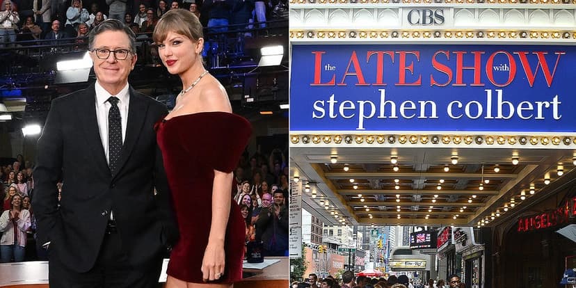 Colbert Asks Swift for Post-Late Show Advice
