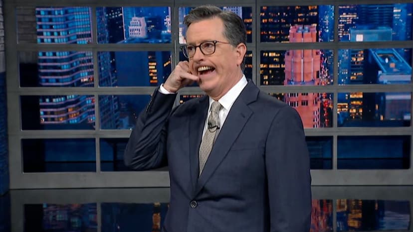 Colbert's Eric Trump Impression Returns in Final Shows