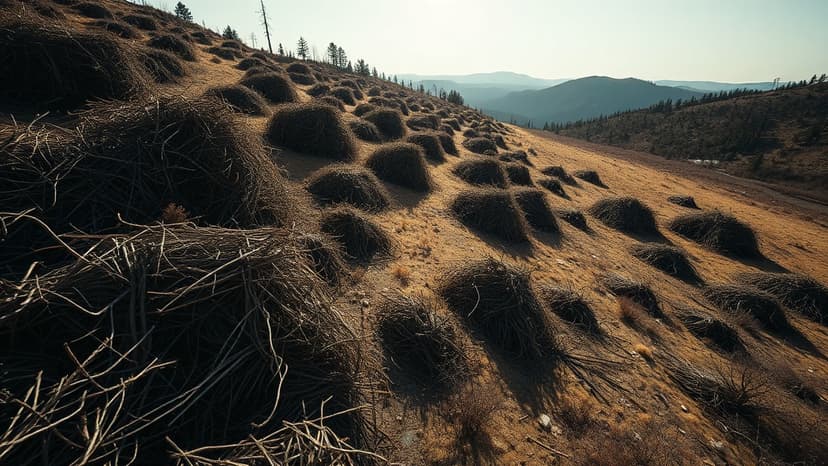 Colorado Wildfire Piles Wait for Snow