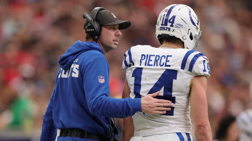 Colts WR Pierce Out with Heel Injury