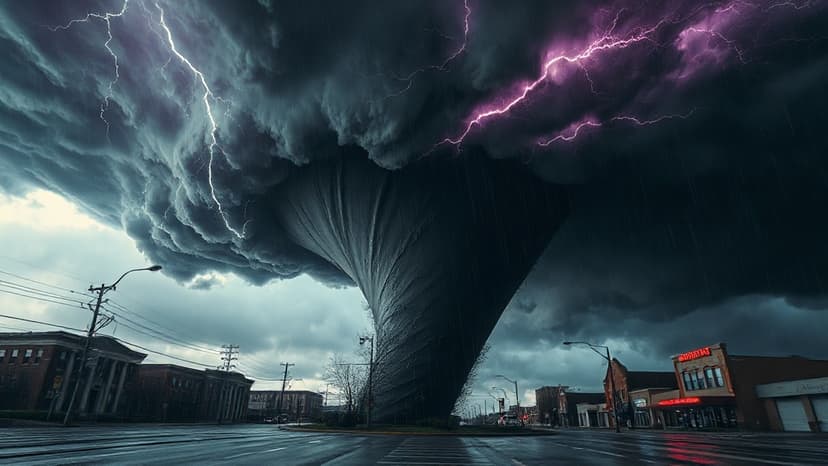 Columbus Under Tornado Warning!