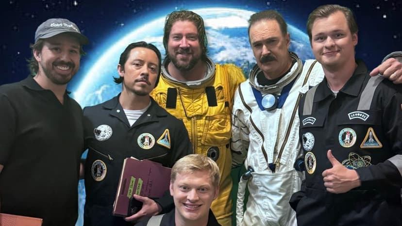Comedy Trio Aims for Lunar Living in New Film