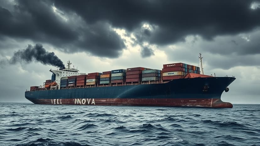 Missile Hits Container Ship in Gulf of Oman