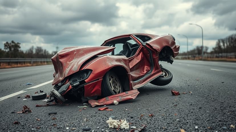 Man Hospitalized Following Lorry-Car Crash on A38