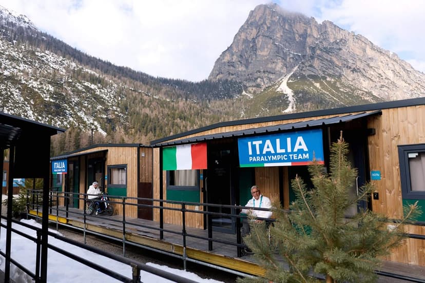 Paralympic Village: Stunning Dolomites backdrop for athletes