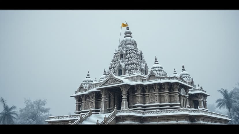 Snowy Wedding: Meerut Couple Weds in Uttarakhand Blizzard