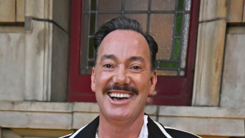 Craig Revel Horwood Debuts Dapper Moustache in London
