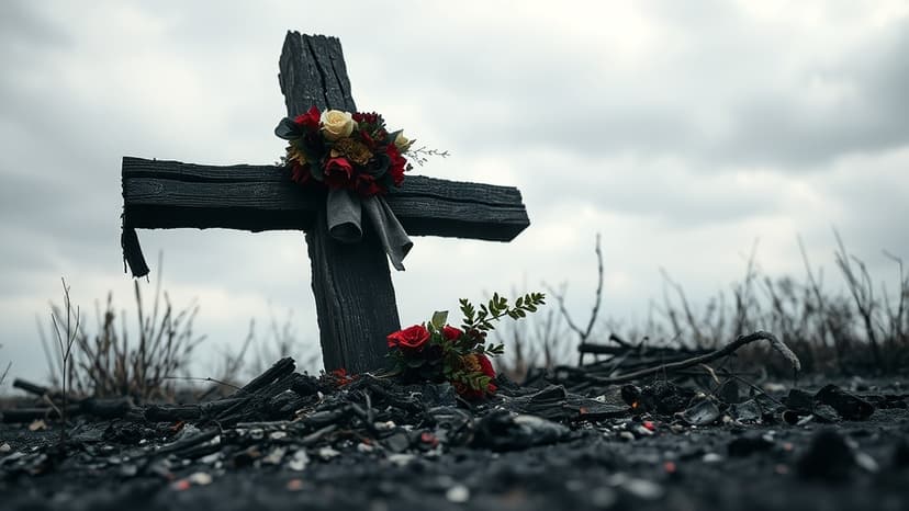 Candles Ignite Memorial for Fire Victims