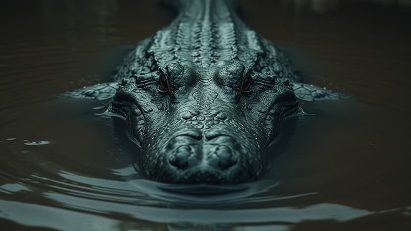 Crocodile Drags Man Into River in Gujarat