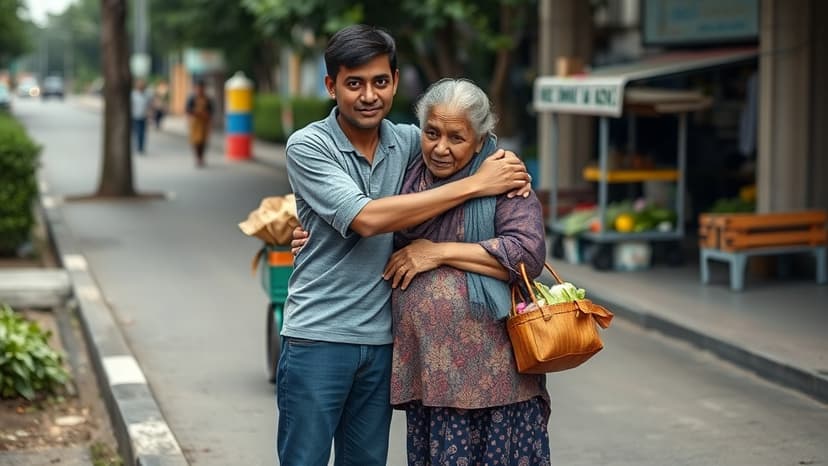 Son's CRPF News Brings Tears of Joy to Vegetable Seller Mom