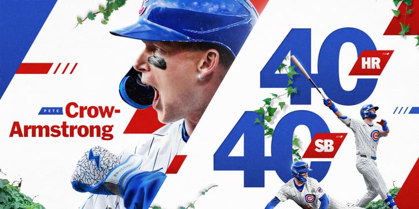 Cubs Star Joins Elite 40-40 Club!