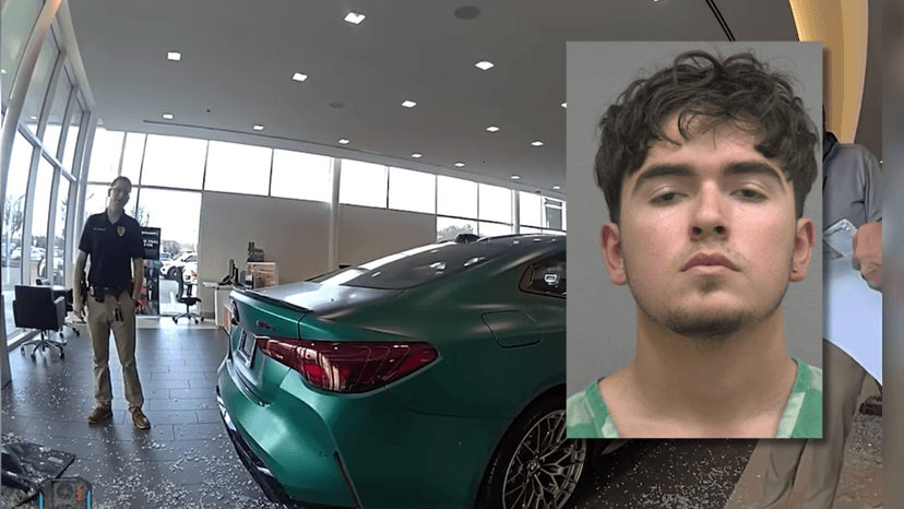 BMW Showroom Smashed by Furious Customer