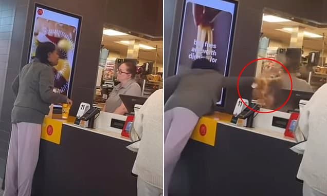 Customer Hurls Coffee in Fast-Food Rage