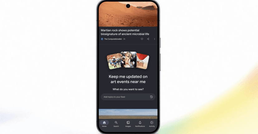 Customize Your Google Feed with New AI Chat Feature