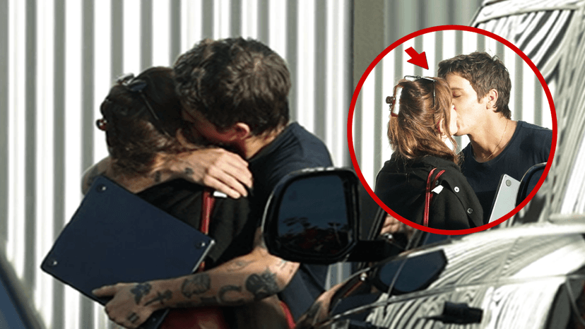 Dakota Johnson & Role Model's Steamy LA Makeout