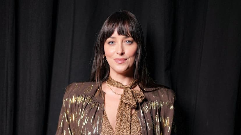 Dakota Johnson Stuns in Sheer, Pantless Valentino Ensemble