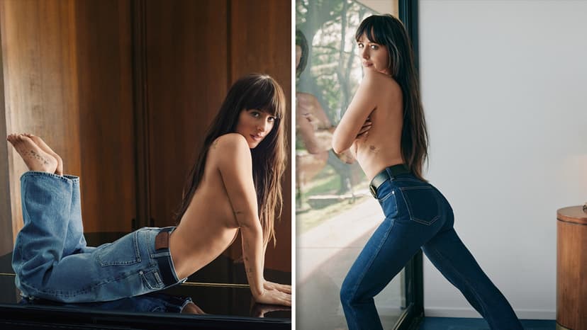 Dakota Johnson's Cheeky Calvin Klein Campaign