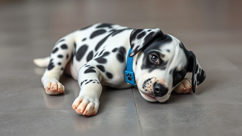 Dalmatian Puppy Stolen, Orange Collar Left Behind