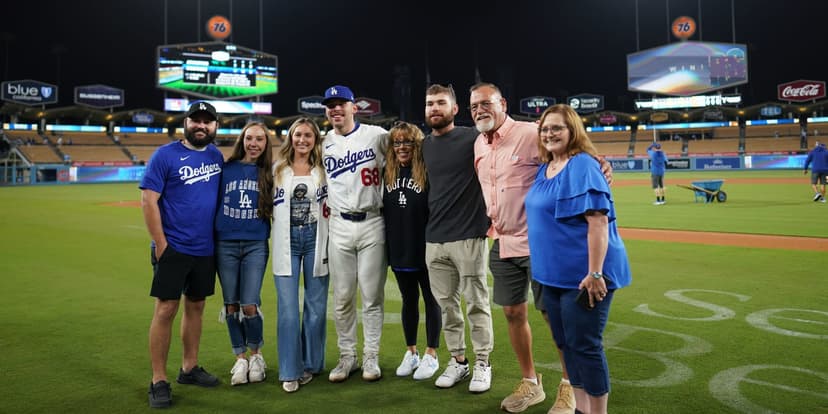 Dodgers' Rushing Answers to Mom First