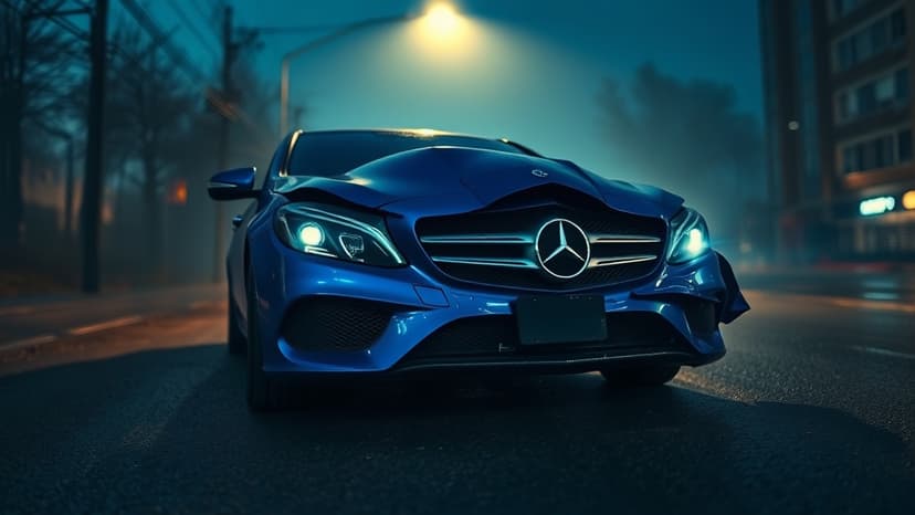 Police stunned: Driver of damaged car not impaired