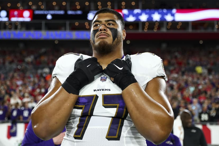 Ravens' Faalele Injury Scare: RG Returns to Game