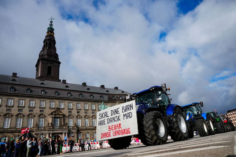 Danish Farmers Protest Stricter Nitrogen Rules