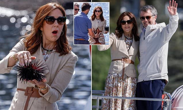 Danish Royals Get Up Close With Tasmanian Marine Life