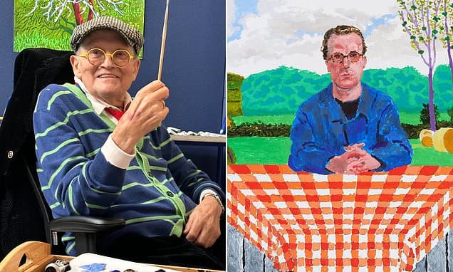 Hockney's Latest Art Honors Carers and Circle
