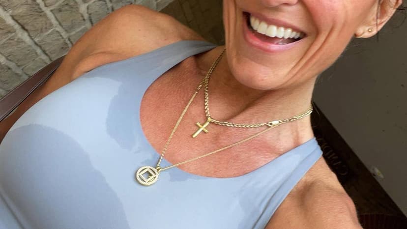 Davina McCall glows post-cancer treatment with epic workout