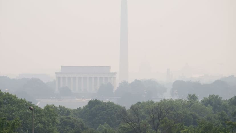 DMV Chokes on Wildfire Smoke: Air Quality Plunges