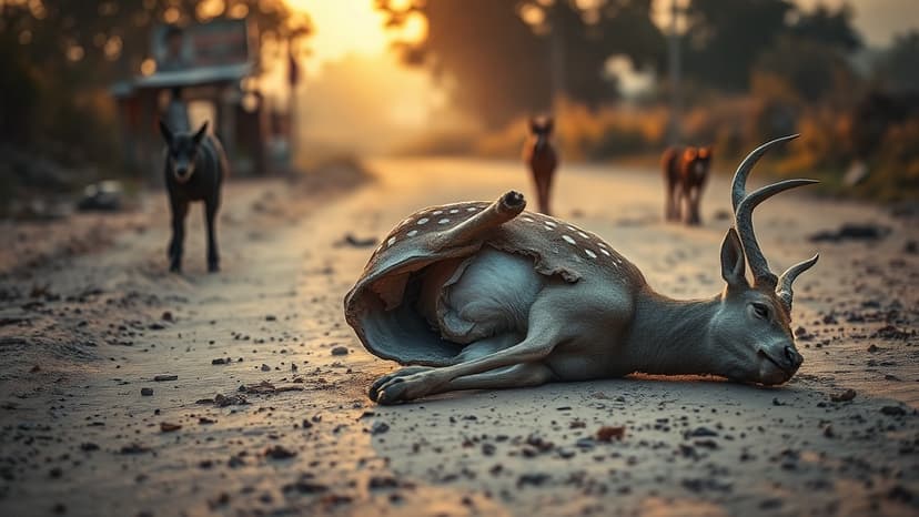 Deer Found Dead on Roadside Sparks Speculation