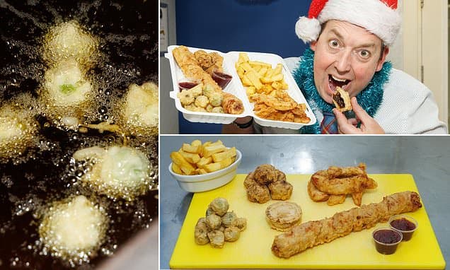 Scotland's Deep-Fried Christmas Dinner Surprise!