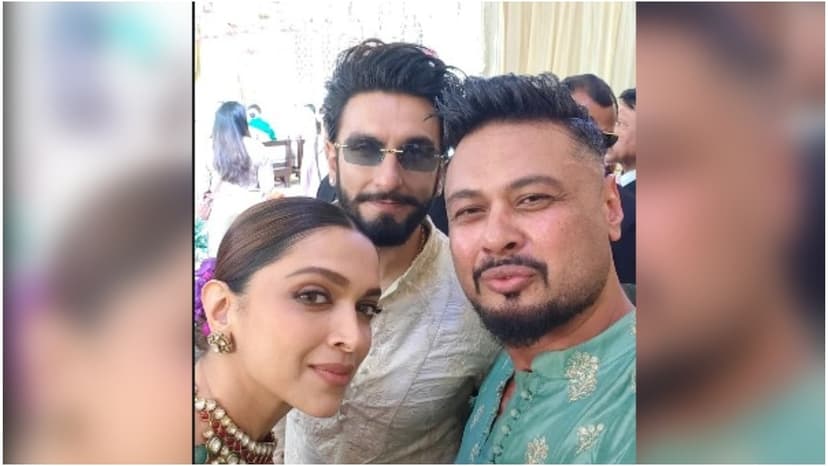 Deepika & Ranveer Dazzle at Stylist's Wedding