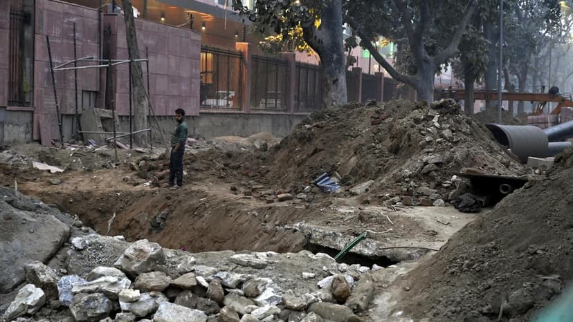Delhi Chokes: Construction Dust Unchecked