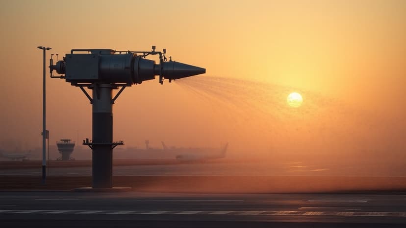 Delhi Airport Tackles Pollution with Mist Systems