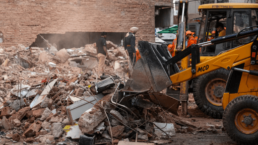 Four Lives Lost in Delhi Building Tragedy; Accused Sought