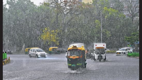Delhi Heat Breaks With Surprising Showers