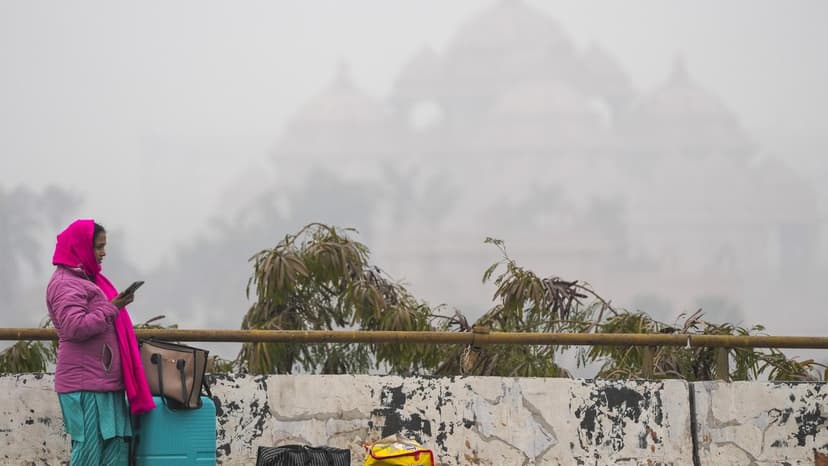 Delhi Shivers: New Year brings cold and rain