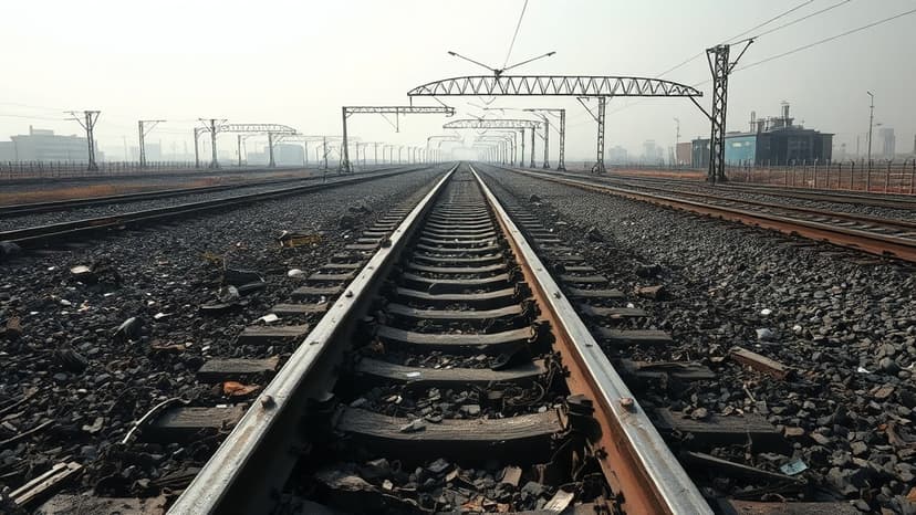 Delhi Railway Tracks Choked by Garbage Despite Clean-Up Efforts