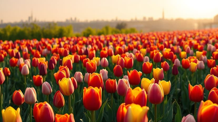 Delhi Blooms: 2.25 Lakh Tulips Light Up Capital