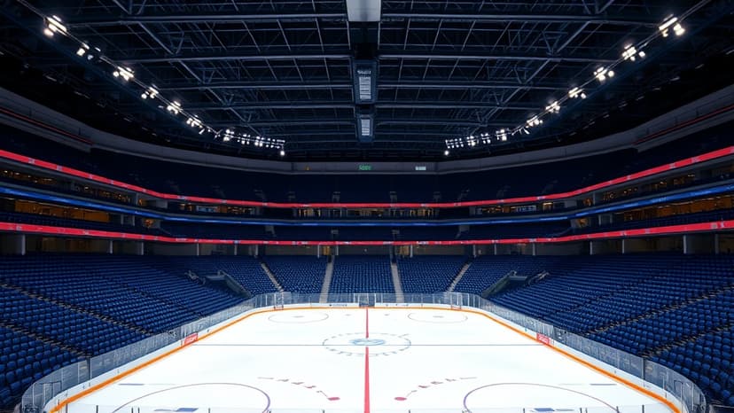 Delta Center's Hockey Makeover Revealed