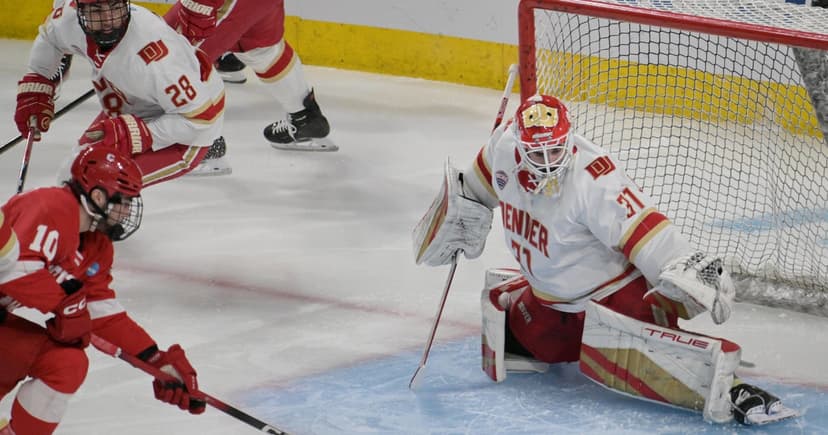 Freshman Goalie Leads DU Hockey to Frozen Four