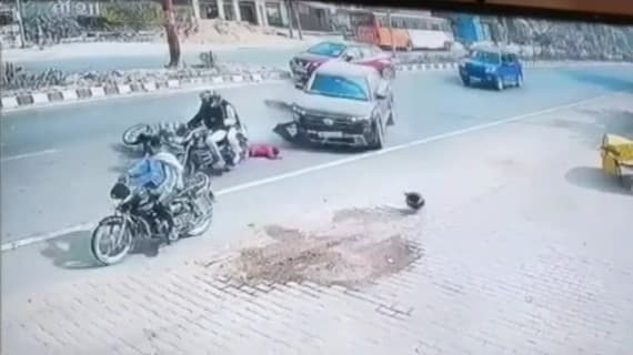 Uttar Pradesh Hit-and-Run: CCTV Captures Shocking Double Strike