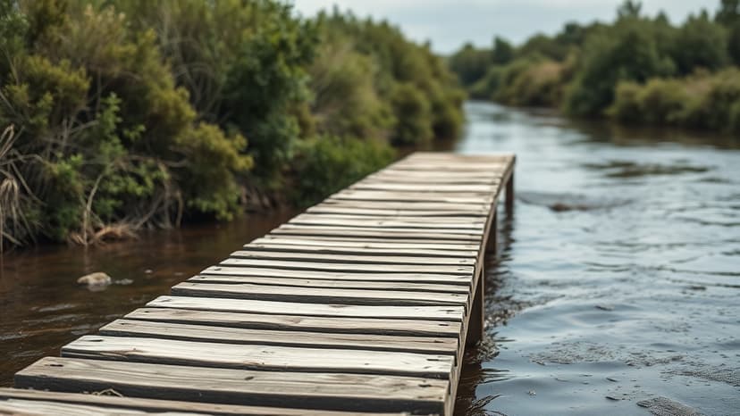 Riverbank Erosion Shuts Key Derby Footbridge