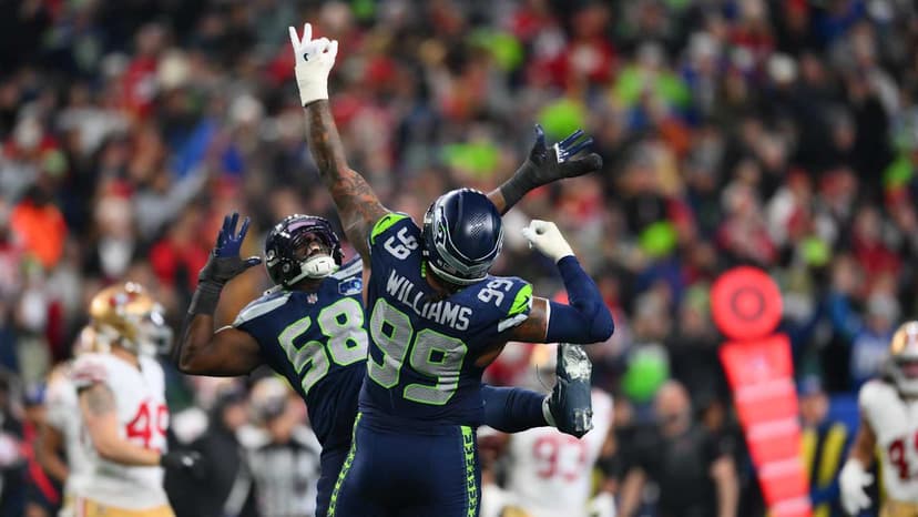 Hall Haunts Patriots' O-Line in Super Bowl LX