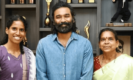 Dhanush Honors Asian Games Hero Vidhya Ramaraj