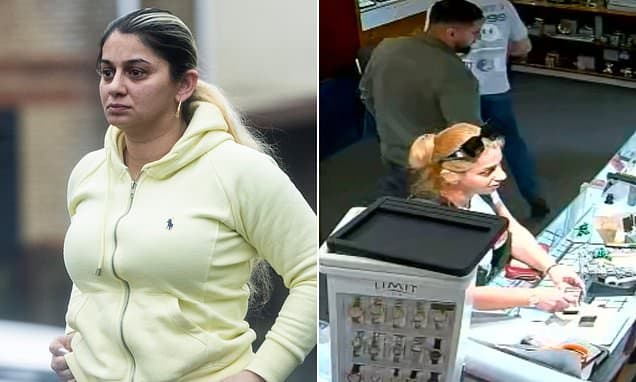 Thief's Slick Diamond Heist Caught on Camera