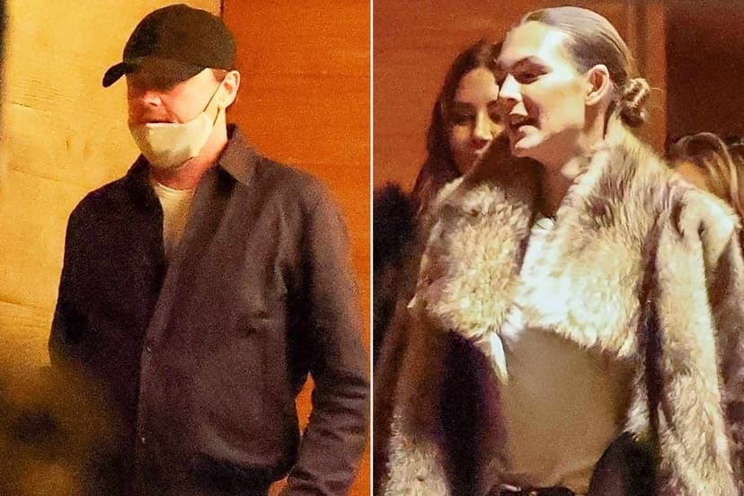 Leo DiCaprio's Thanksgiving includes Vittoria Ceretti